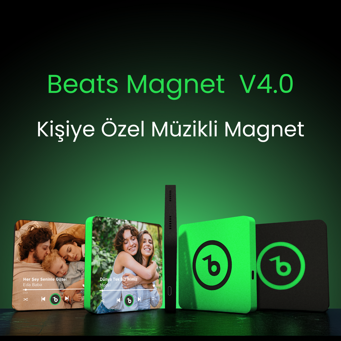 Takvimli BeatsMagnet Kişiye Özel Ses ve Müzikli Magnet V4.0