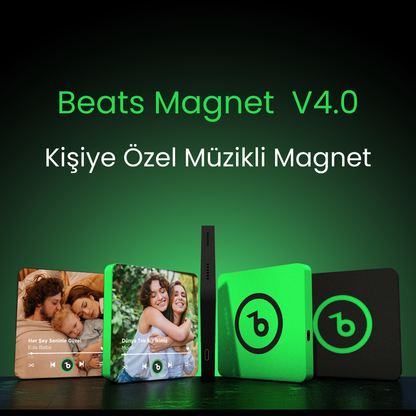 Takvimli BeatsMagnet Kişiye Özel Ses ve Müzikli Magnet V4.0